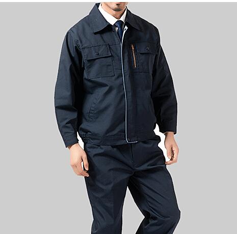 深蓝色车间冬季工作服